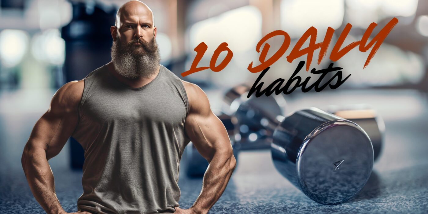 10 daily habits men need for strength mind and body