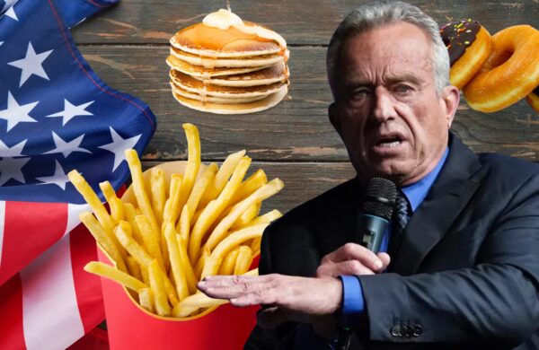 Robert Kennedy Jr speaking on health policy and junk food